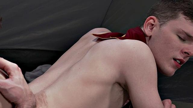 Elder scout bareback bangs and rims twink