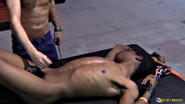 Teasing His Captive Cock - DJ &amp; CJ Connors