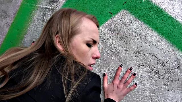 Cute Russian fucked in tights