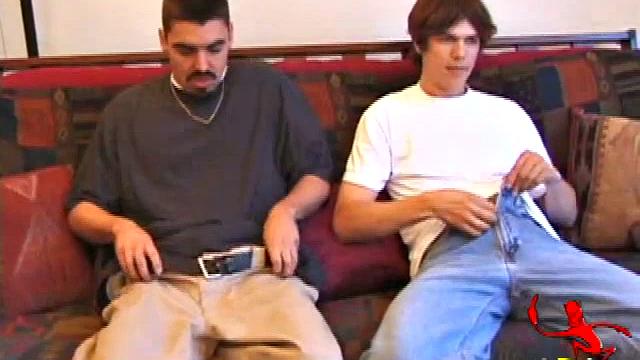 Sean DeRocc starts off with Matthew's dick in his mouth, but prefers taking it up his ass. He gets on his back and Matthew slides in. Sean wants it from behind, so he gets on all fours and Matthew fucks him hard.