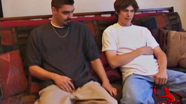 Sean DeRocc starts off with Matthew's dick in his mouth, but prefers taking it up his ass. He gets on his back and Matthew slides in. Sean wants it from behind, so he gets on all fours and Matthew fucks him hard.