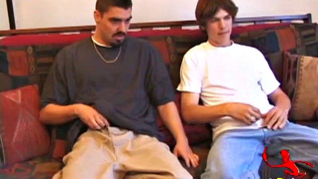 Sean DeRocc starts off with Matthew's dick in his mouth, but prefers taking it up his ass. He gets on his back and Matthew slides in. Sean wants it from behind, so he gets on all fours and Matthew fucks him hard.