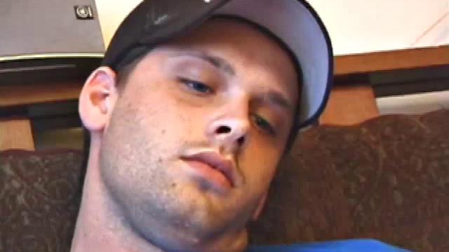 watch kalvin riley stroke his cock for you