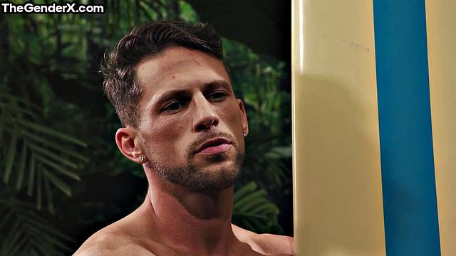 Trans beauty destroyed by muscled guy