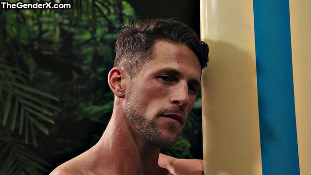 Trans beauty destroyed by muscled guy