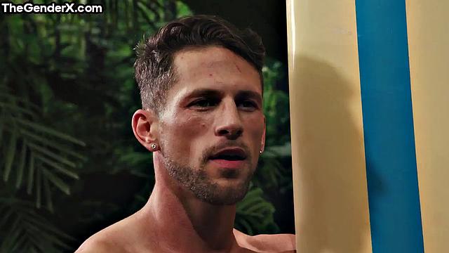 Trans beauty destroyed by muscled guy