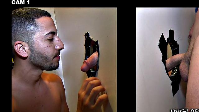 Real gloryhole straight guy fooled by bait