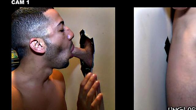 Real gloryhole straight guy fooled by bait