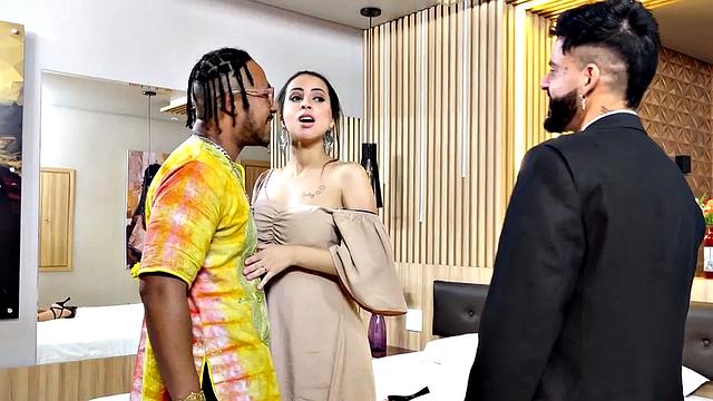 Wife Teh Angel Lets Black Bull Go Ass-to-Pussy