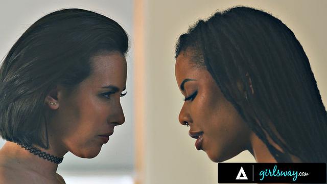 GIRLSWAY - Erotic Writer Casey Calvert Has STRAP-ON Fuck With Kira Noir For Novel Inspiration