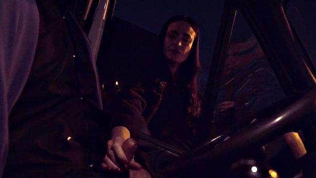 Stunning babe picked up by fake priest and doggystyled