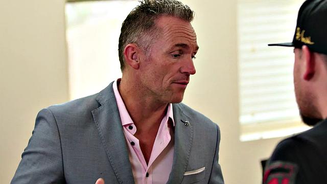 Oiled bigass babe rides neighbors cock after her BF left