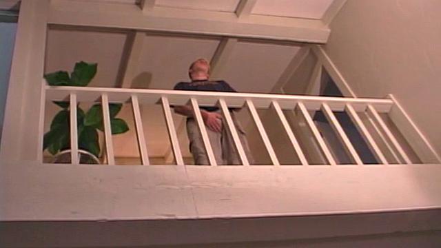 Adam Kincaid walks around the yard looking for something to amuse himself. With no luck, he decides to beat off. The horny 18 year old goes inside and finds a good spot upstairs to get naked and stroke his meat.