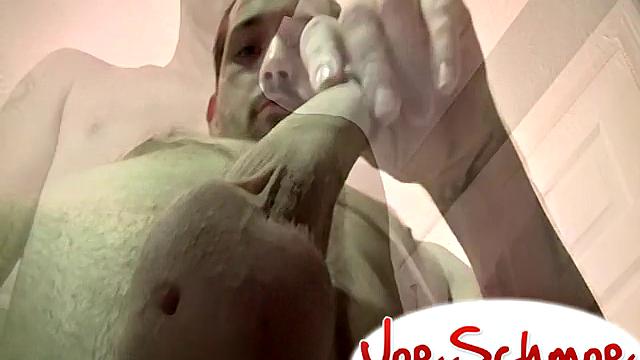 Blowing A Big Amateur Cock - Cut