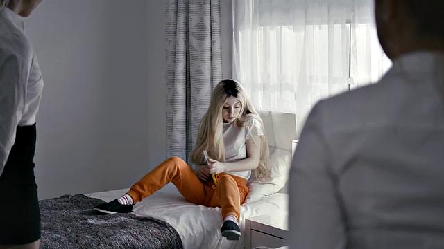 Kinky beauties finger before strapon fucking