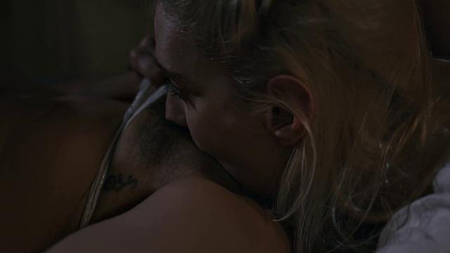 Kinky beauties finger before strapon fucking