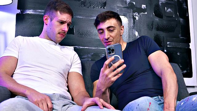 HETEROFLEXIBLE - Straight Stud Elias Gives Buddy Arno Antino Advice On Jerking Off