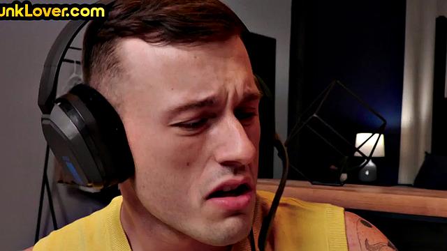 College guys in anal drilling session