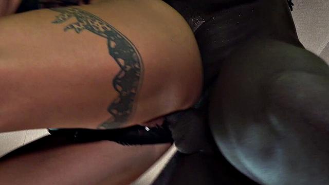 Horny driver hungry for black cock