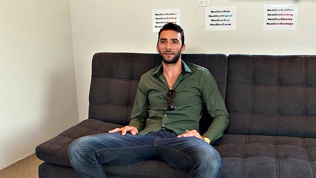 Watch this inked-out babe stroke his big dick and stroke it some more for a hot cumshot