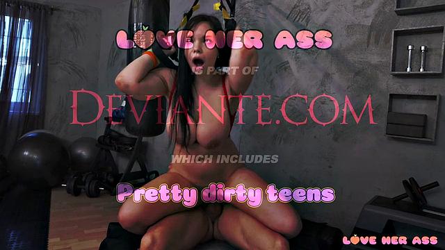 Thick Ass fucked in the gym