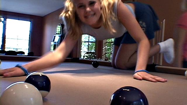 Little Summer Fingering at the Billiard Orgasm