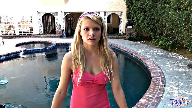 Lesbian drills petite lover's hot pussy