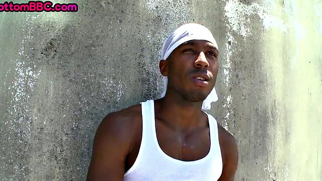 Real Black thug picked up and fucked outdoors