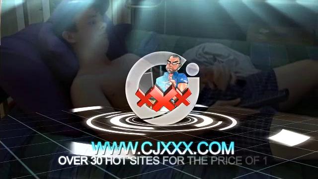 Sweet young Connor jerks off, lies down, sticks hands in pants, gets a stiff one, and cums all over his stomach