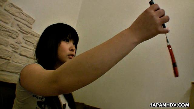 Busty Japanese gets fucked by her lover