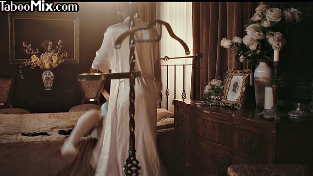 Beauty ebony facesitting on her GF