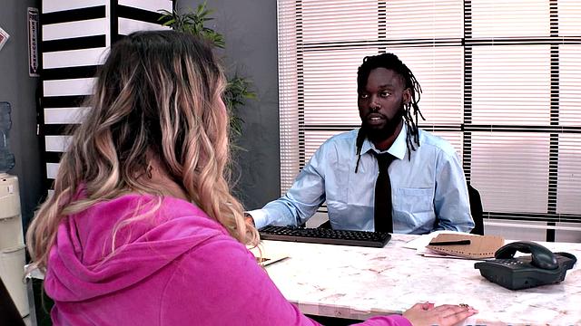 Chubby Rose LaReine Sucks Cock