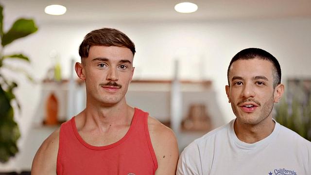 Barebacking jock fucks cocksucking partner in tight asshole