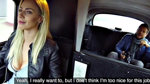 Bigboobs cabbie pounded on backseat by her passenger