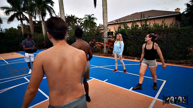 Blonde Loves Balling and Teasing