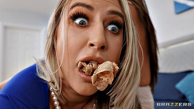 Threesome with Squirting Stepmom