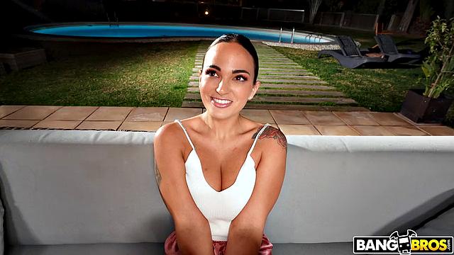 Claudia Has A Large Booty!