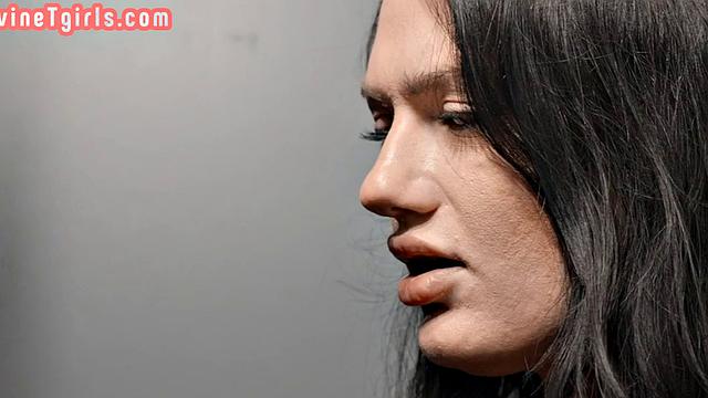 Lesbian busty tgirl drilling bride