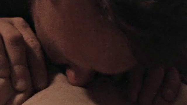 BF nails his way to a bald pussy-licking frenzy for his busty girlfriend's pierced pussy