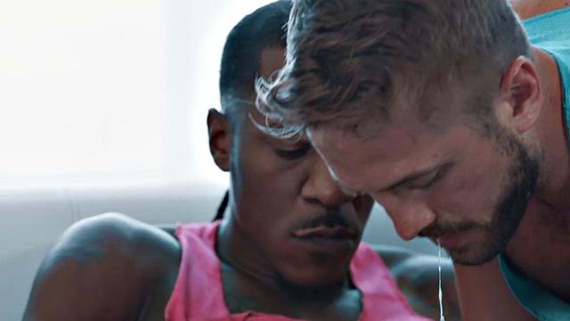 Black dirty guy loves anal penetration with his BFF stud