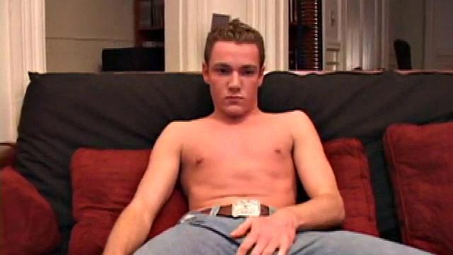 Brayden Stone is a simple-looking boy next door type, who gets comfy while watching some porn to get things going. Stripped naked, he strokes hard and soon pops his cum load for our viewing enjoyment.