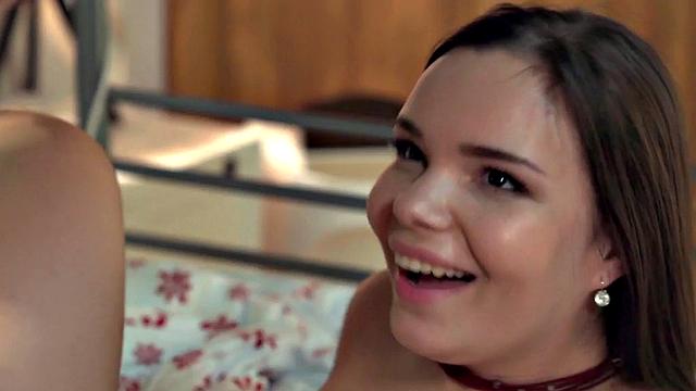 Hostel roommates passionately ride and suck in 3some