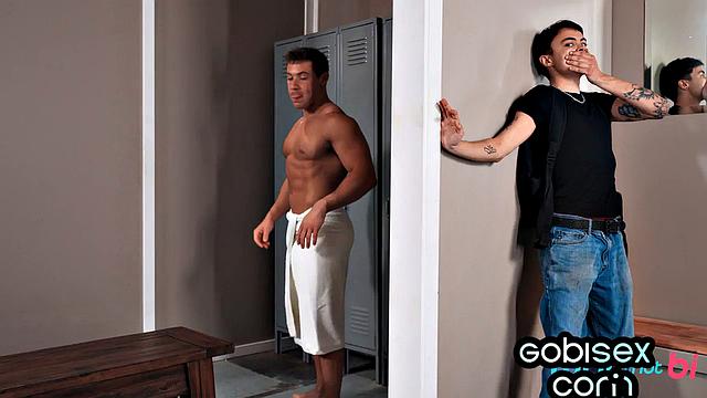 TS babe having fun with a couple in 4some