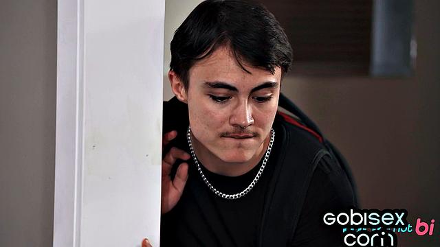 TS babe having fun with a couple in 4some