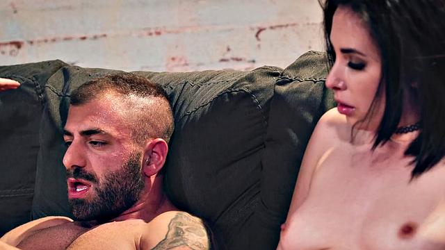 PURE TABOO Ex-Convicts Casey Calvert & Charlotte Sartre Fuck With Not So Convinced Probation Officer