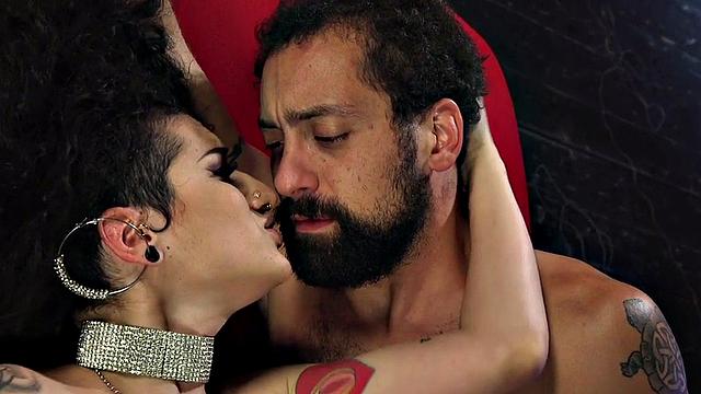 Femdom MILF pegs and humiliates her sub in 3some