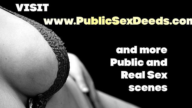 Picked up redhead fucked in doggystyle for cash