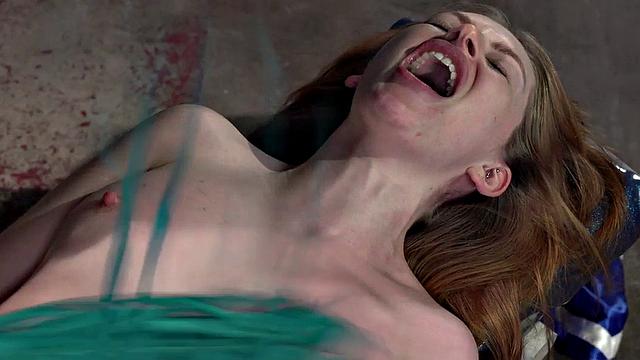 Lezdom busty MILF whips her sub GF after casting