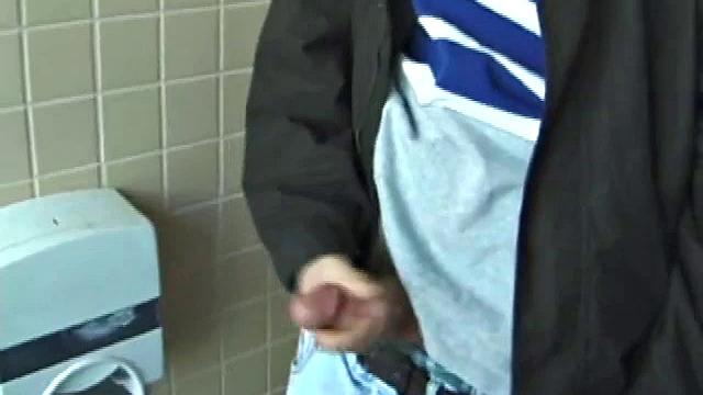 Christian Masturbates In Toilet