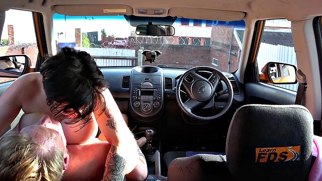 Busty businesswoman gets fucked by boss